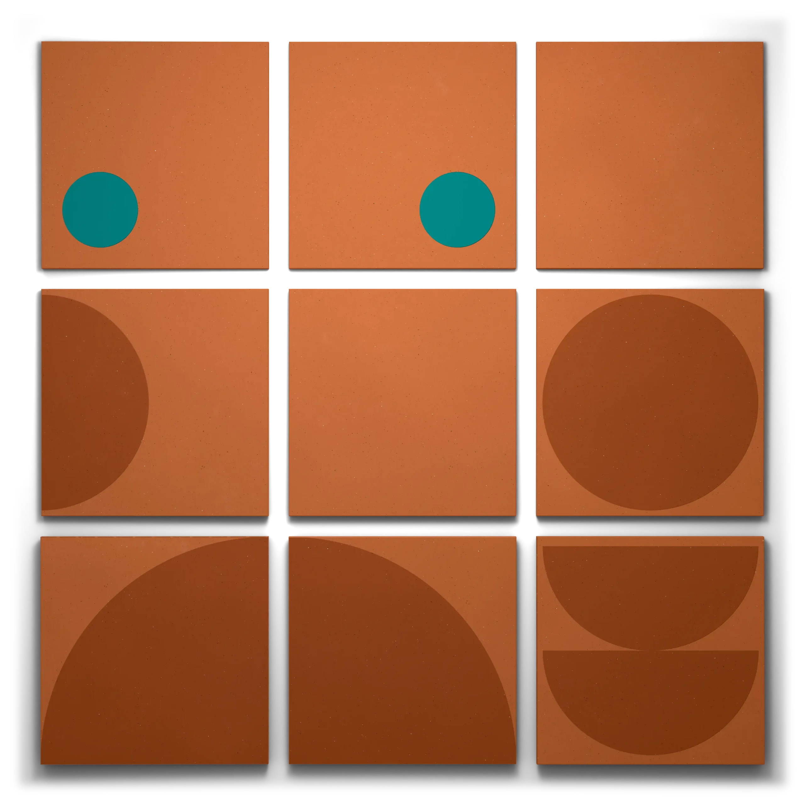 fragmented circles 9 set