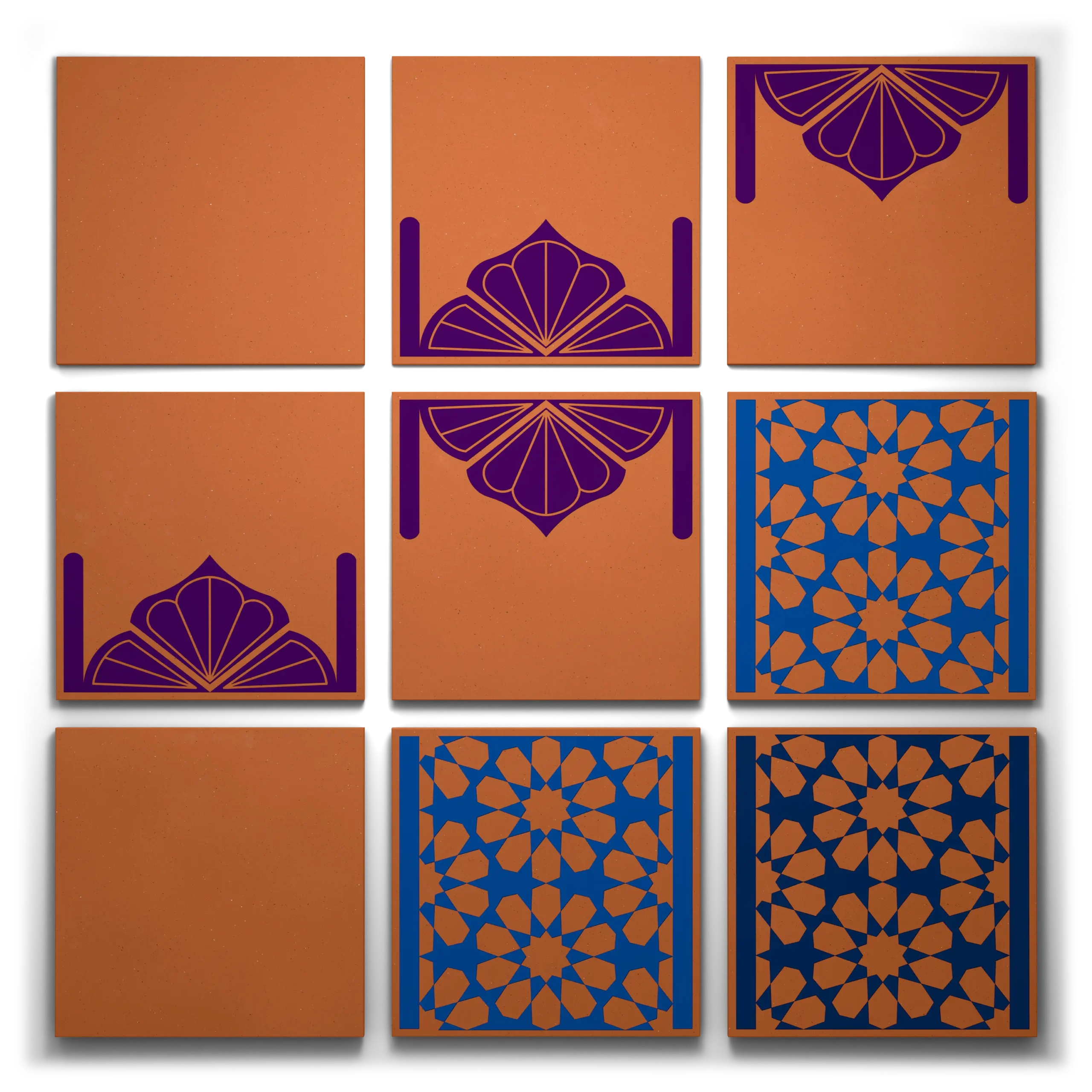 the jaali pattern 9 set